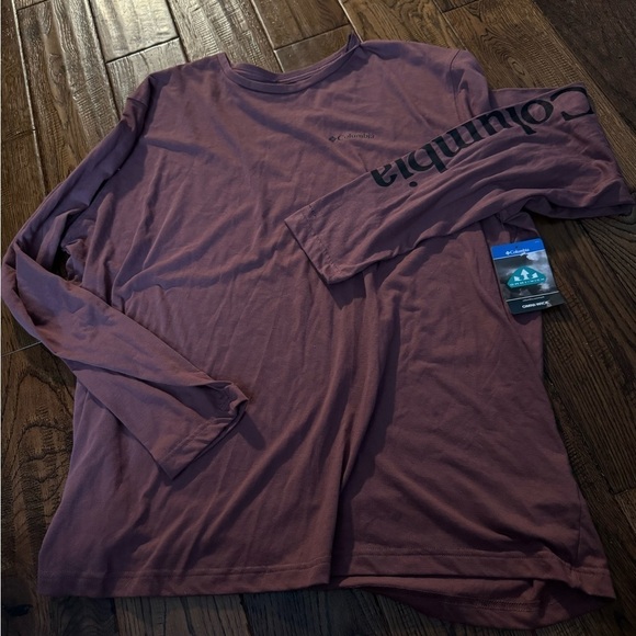 NWT COLUMBIA Thistletown HillsMen’s Long Sleeve Logo tee Size XXL/2TG - Picture 4 of 11